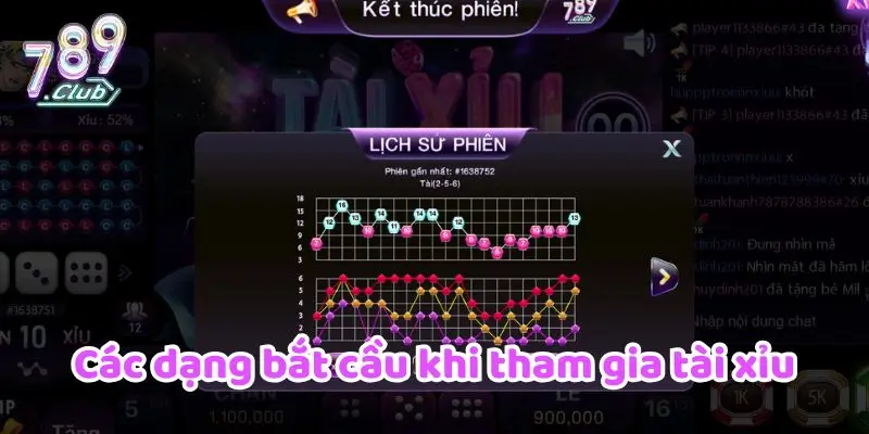 Các dạng bắt cầu khi tham gia tài xỉu