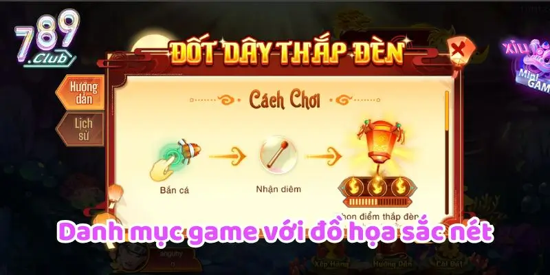 Danh mục có đồ họa sắc nét
