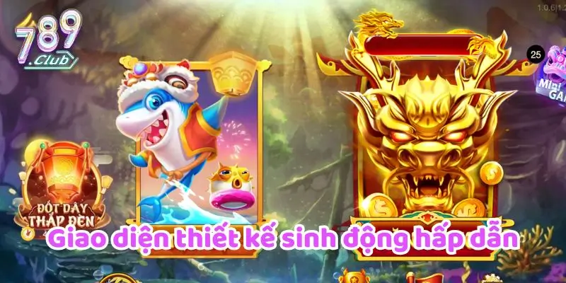 Giao diện thiết kế sinh động 