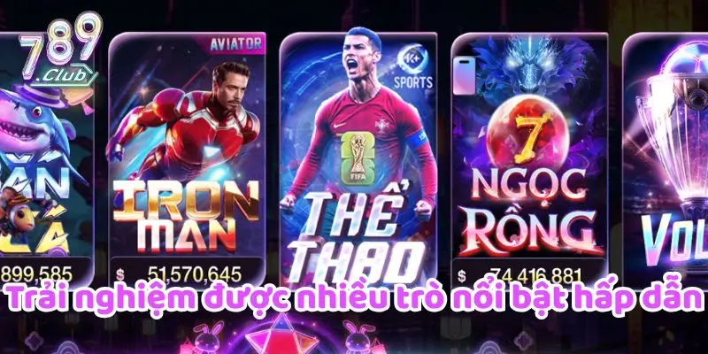 Đăng Nhập 789CLUB 3 Trải nghiệm được nhiều trò nổi bật hấp dẫn