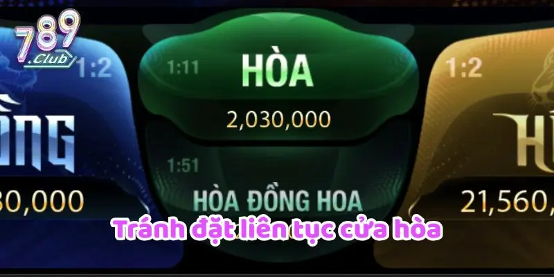 Tránh đặt liên tục cửa hòa